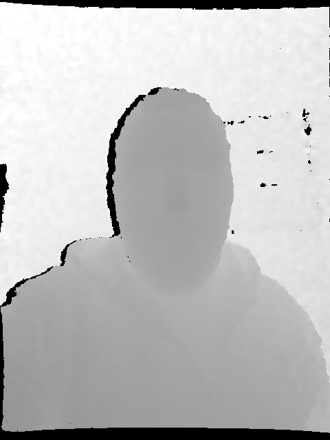 Depth map catturata dalla TrueDepth camera