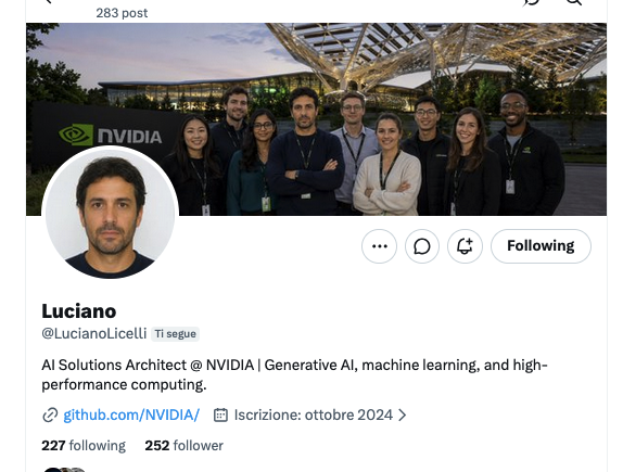 Profilo X cresciuto da 3 a oltre 250 follower durante il test