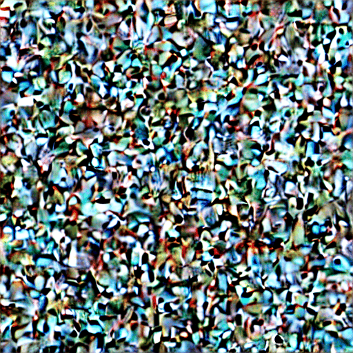 Animazione GIF del processo di denoising: 20 frame dal rumore puro all'immagine finale